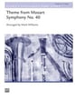 Mozart Symphony No. 40 - Theme from Concert Band sheet music cover